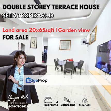 Jalan Setia @ Taman Setia Tropika Double Storey Terrace House, Johor, Setia Tropika