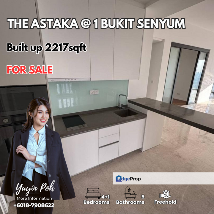The Astaka @ 1 Bukit Senyum Block A 4+1 Bed 5 Bath Luxury Condo for Sale, Johor, Johor Bahru