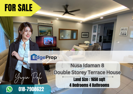 Nusa Idaman 8 Double Storey Terrace House , Johor, Nusajaya