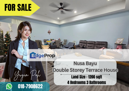 Nusa Bayu Double Storey Terrace House , Johor, Nusajaya