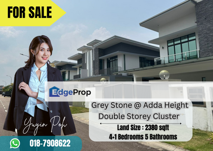 Grey Stone @ Adda Height Double Storey Cluster , Johor, Johor Bahru