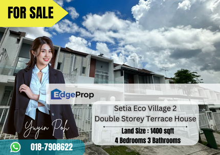 Setia Eco Village 2 Double Storey Terrace House , Johor, Gelang Patah