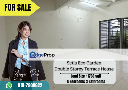 Setia Eco Garden Double Storey Terrace House , Johor, Gelang Patah