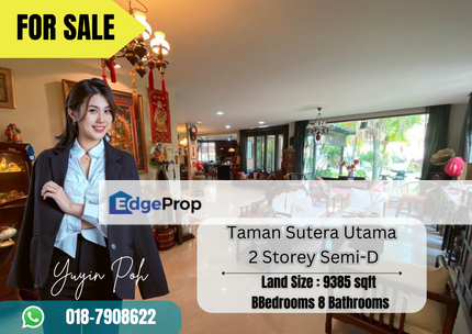 Taman Sutera Utama 2 Storey Semi-D, Johor, Skudai