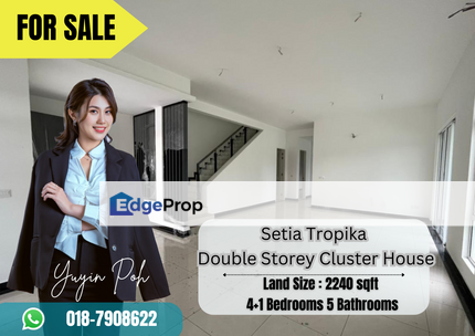 Setia Tropika Double Storey Cluster House , Johor, Setia Tropika