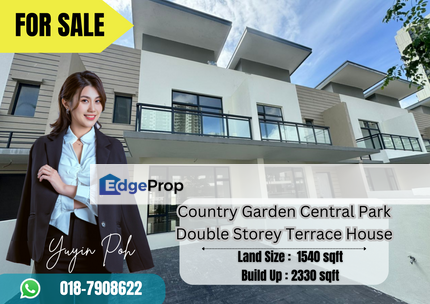 Country Garden Central Park Double Storey Terrace House , Johor, Johor Bahru