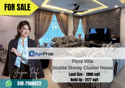 Flora Ville Double Storey Cluster House , Johor, Skudai