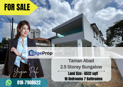 Taman Abad 2.5 Storey Bungalow , Johor, Johor Bahru