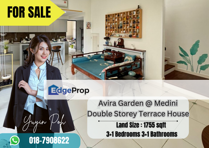 Avira Garden @ Medini Double Storey Terrace House , Johor, Nusajaya