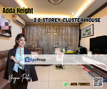 Adda Height Double Storey Cluster House , Johor, Johor Bahru