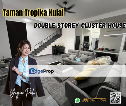 Taman Tropika Kulai Double Storey Cluster House , Johor, Kulai