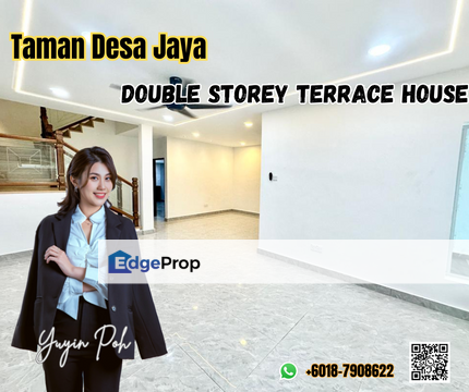 Taman Desa Jaya Double Storey Terrace House for Sale @RM588,000 By ...