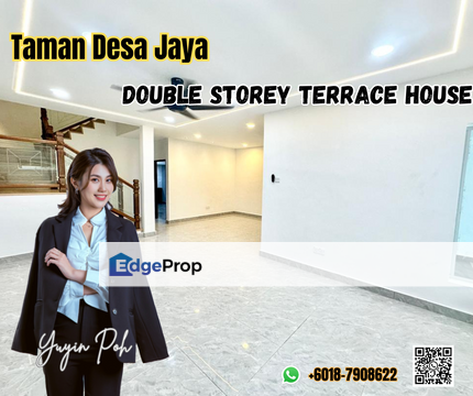 Taman Desa Jaya Double Storey Terrace House , Johor, Johor Bahru