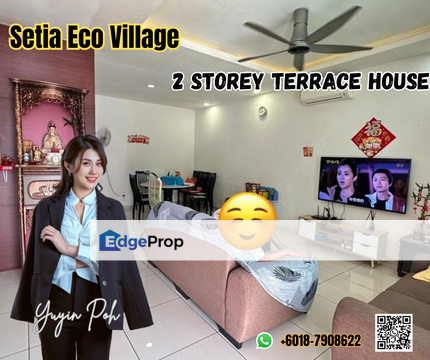 Setia Eco Village Double Storey Terrace House , Johor, Gelang Patah