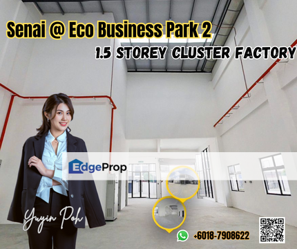 Senai @ Eco Business Park 2 1.5 Storey Cluster Factory , Johor, Senai