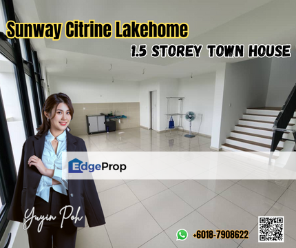 Sunway Citrine Lakehome 1.5 Storey Townhouse, Johor, Nusajaya