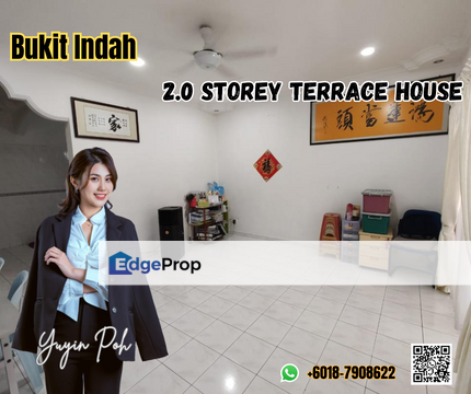 Bukit Indah Double Storey Terrace House , Johor, Johor Bahru