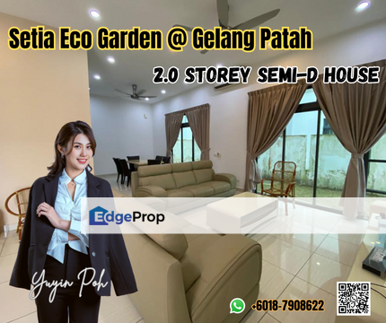 Setia Eco Garden Double Storey Semi-D House, Johor, Gelang Patah