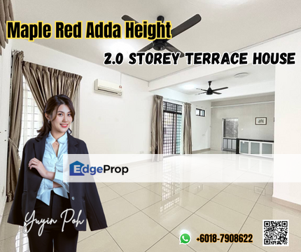 Maple Red Adda Height 2 Storey Terrace House , Johor, Johor Bahru