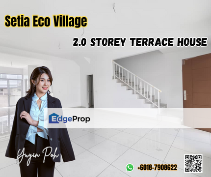 Setia Eco Village Double Storey Terrace House , Johor, Gelang Patah