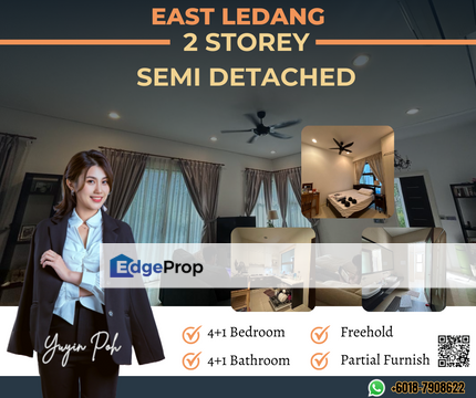 East Ledang @ Double Storey Semi-D, Johor, Nusajaya