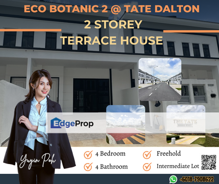 Eco Botanic 2 @ Tate Dalton Double Storey Terrace House , Johor, 