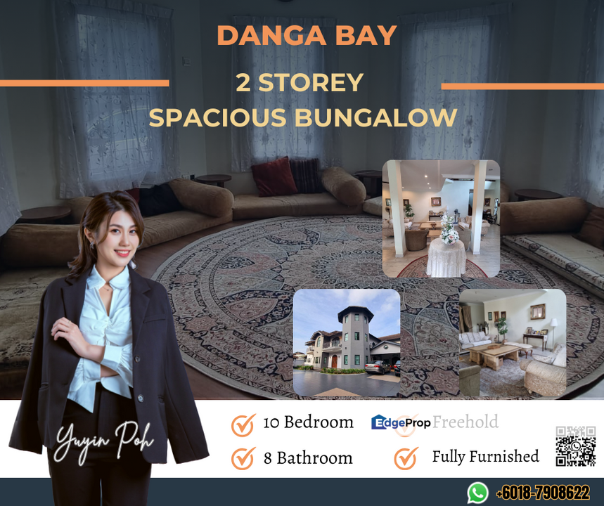 Danga Bay Double Storey Spacious Bungalow , Johor, Johor Bahru