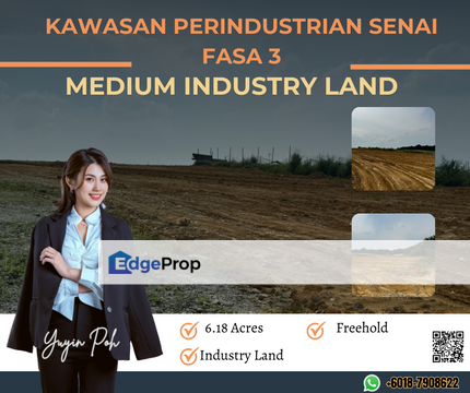 Kawasan Perindustrian Senai Fasa 3 @ Medium Industry Land , Johor, Senai