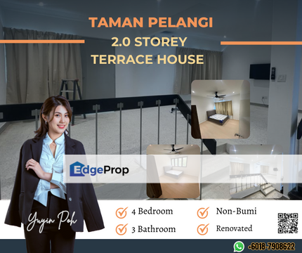 Taman Pelangi 2.0 Storey Terrace House , Johor, Johor Bahru