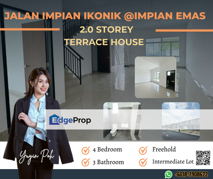 Jalan Impian Ikonik @Impian Emas Double Storey Terrace House , Johor, Johor Bahru