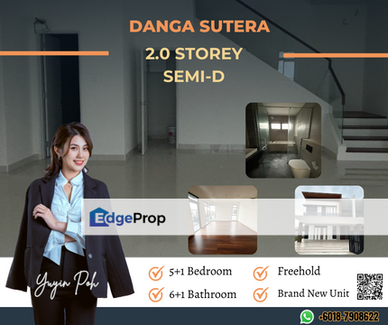 Danga Sutera Double Storey Semi-D, Johor, Skudai