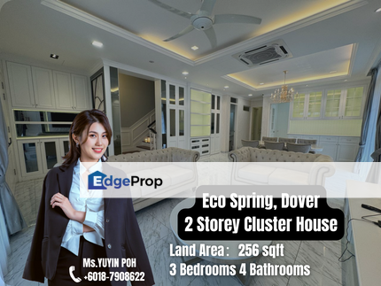 Eco Spring, Dover 2 Storey Cluster House, Johor, Johor Bahru