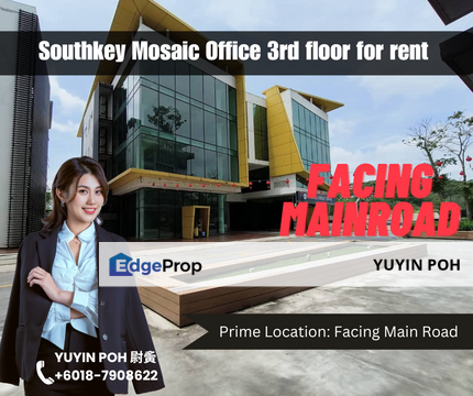 Southkey Mosaic Facing Mainroad Commercial Lot 3rd Floor, Johor, Johor Bahru