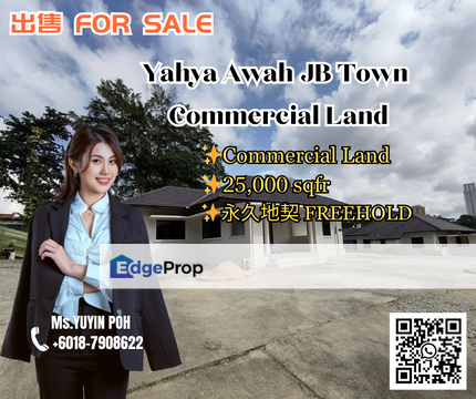 Yahya Awah JB Town Commercial Land, Johor, Johor Bahru