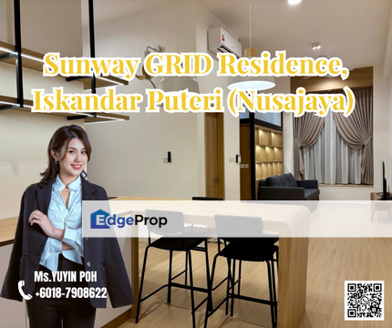 Brand New Full Furnished Sunway GRID Residence Iskandar Puteri, Johor, 