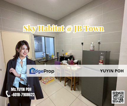 Walking distance to RTS Station—— Sky Habitat @ JB Town, Johor, Johor Bahru