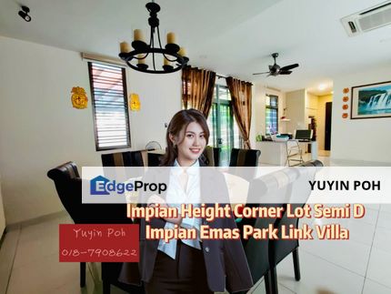 Impian Height Corner Lot Semi D Impian Emas, Johor, Skudai