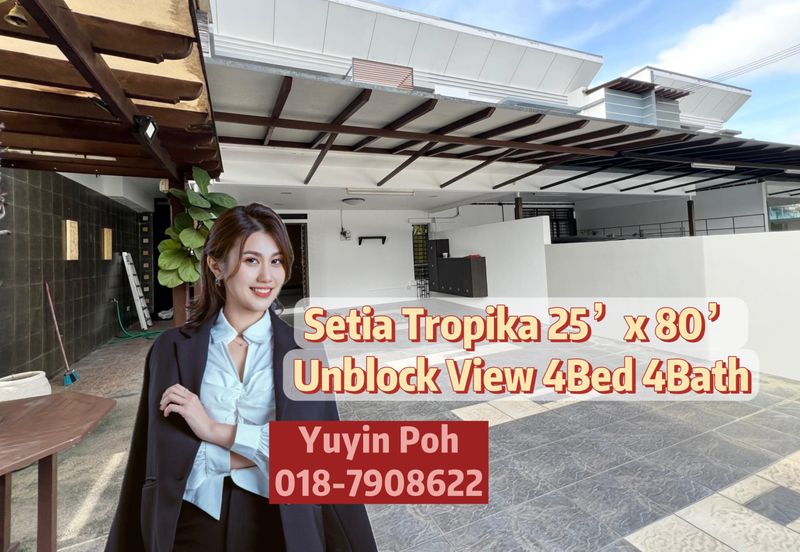 Unblock View Setia Tropika 2 Storey House 25x80