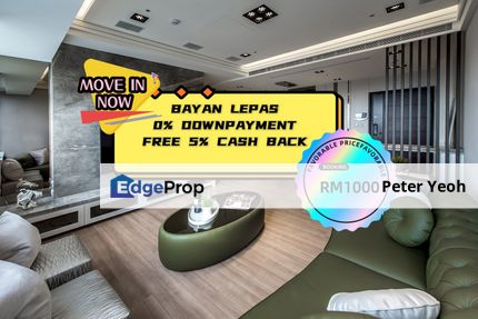 100% Loan Ready Unit Free all Legal Fees Near E-Park  3+1Store Room, Penang, Batu Uban