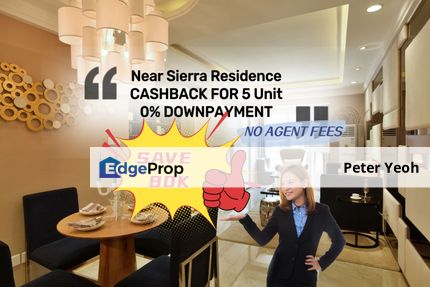 100% Loan Ready Unit Free all Legal Fees Near Setia Pinnacle 3+1Store Room, Penang, Sungai Ara