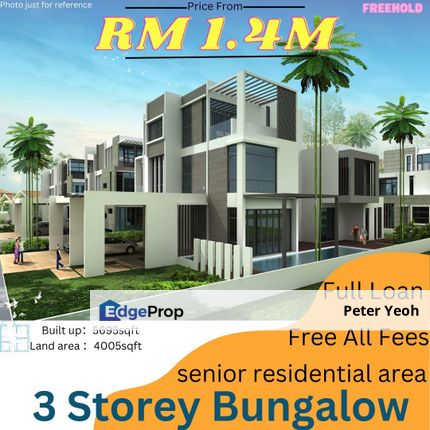 3 Storey Bungalow Near Bukit Minyak Utama Penang, Penang, Bukit Minyak