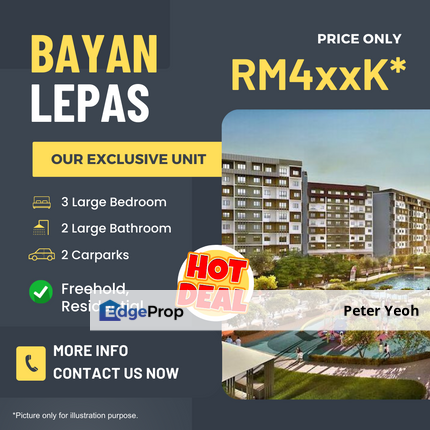 New Completed Condo Ready Move in Only RM2000 Can Get The House, Penang, Relau