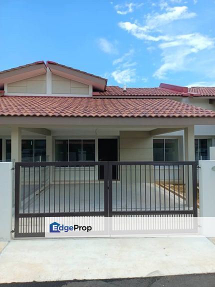 Brand New Terrace House, Ready With Window & Door Grill, Water Heater, Fans, Lights, Penang, Bertam