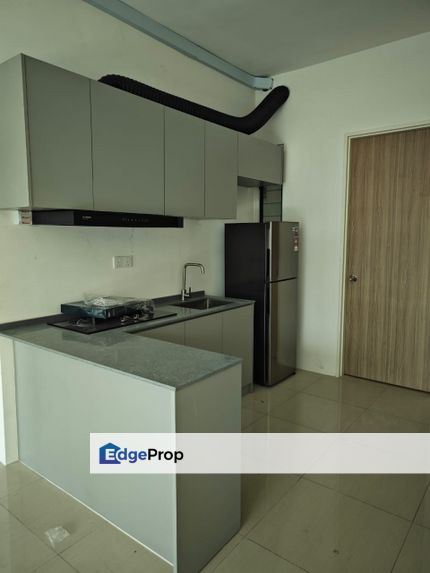 High Floor,.2 Car Park, Full Set Kitchen Cabinet, Fridge, Door Grill, Penang, Batu Uban