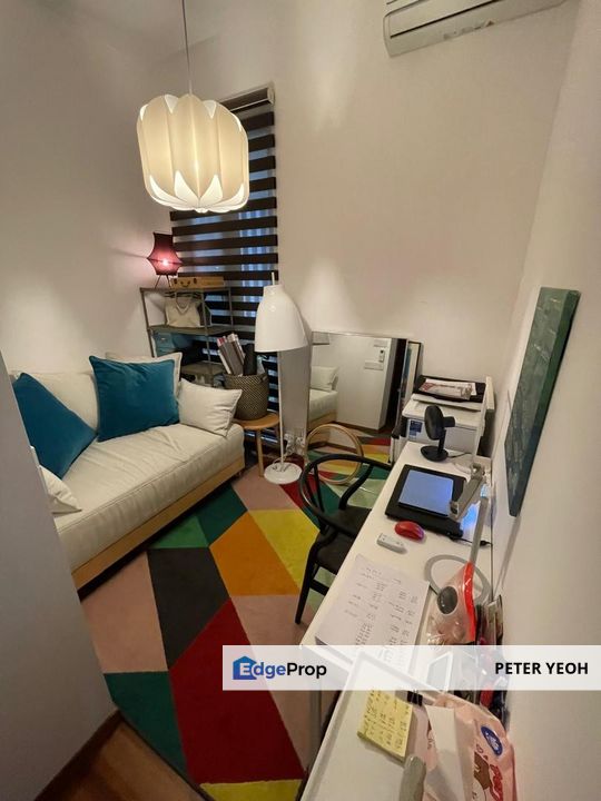 Garden Unit with 476sqft,Seaview Renovated Furnished For Rent Ready Move in Walk to Queensbay Mall, Penang, Sungai Nibong