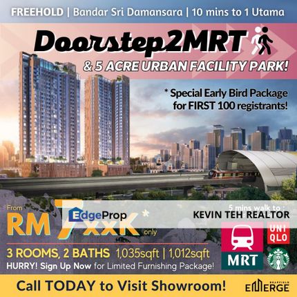 Prime TOD: MRT Access + 5-Acre Park! @ Bandar Sri Damansara, Selangor, Bandar Sri Damansara