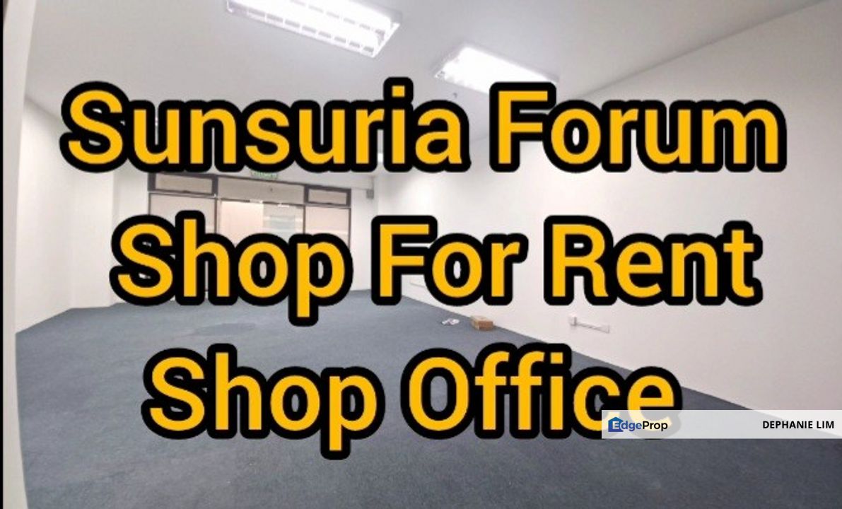 Sunsuria Forum Shop For Rent Office Fully Furnished, Selangor, Setia Alam/Alam Nusantara