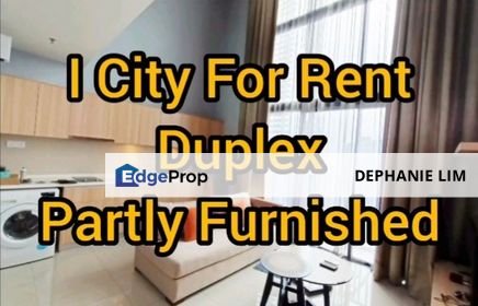 I City For Rent Duplex Partly Furnished, Selangor, Shah Alam