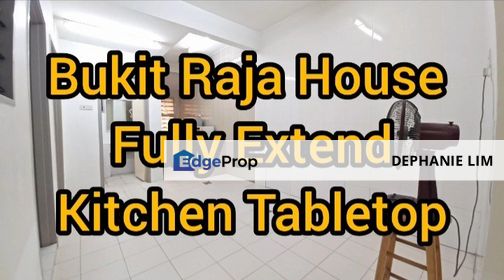 Bukit Raja House For Sale Fully Extend Kitchen Tabletop Single Storey Terrace, Selangor, Klang
