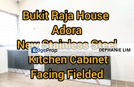 Bukit Raja House For Rent New Stainless Steel Kitchen Cabinet Facing Fielded, Selangor, Klang